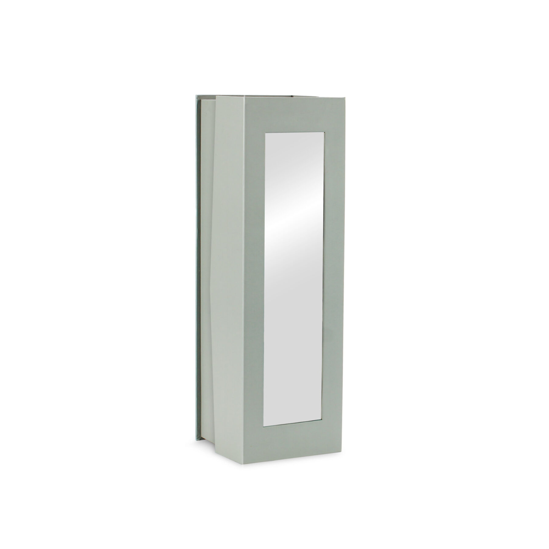 Card Wine Box with Window - Grey