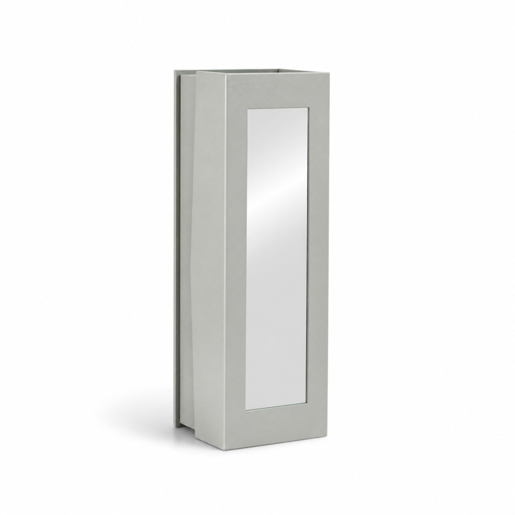 Card Wine Box with Window - Grey