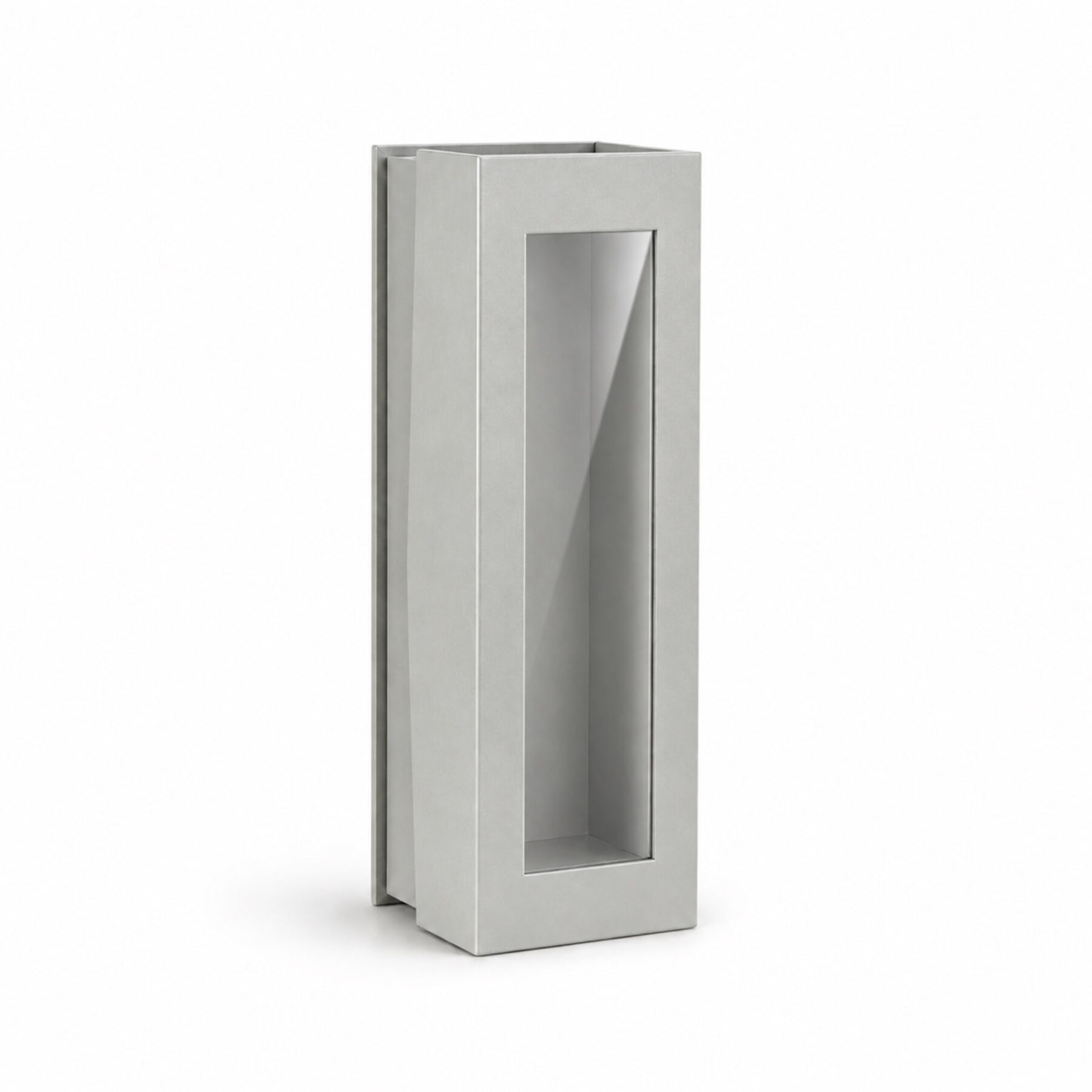 Card Wine Box with Window - Grey