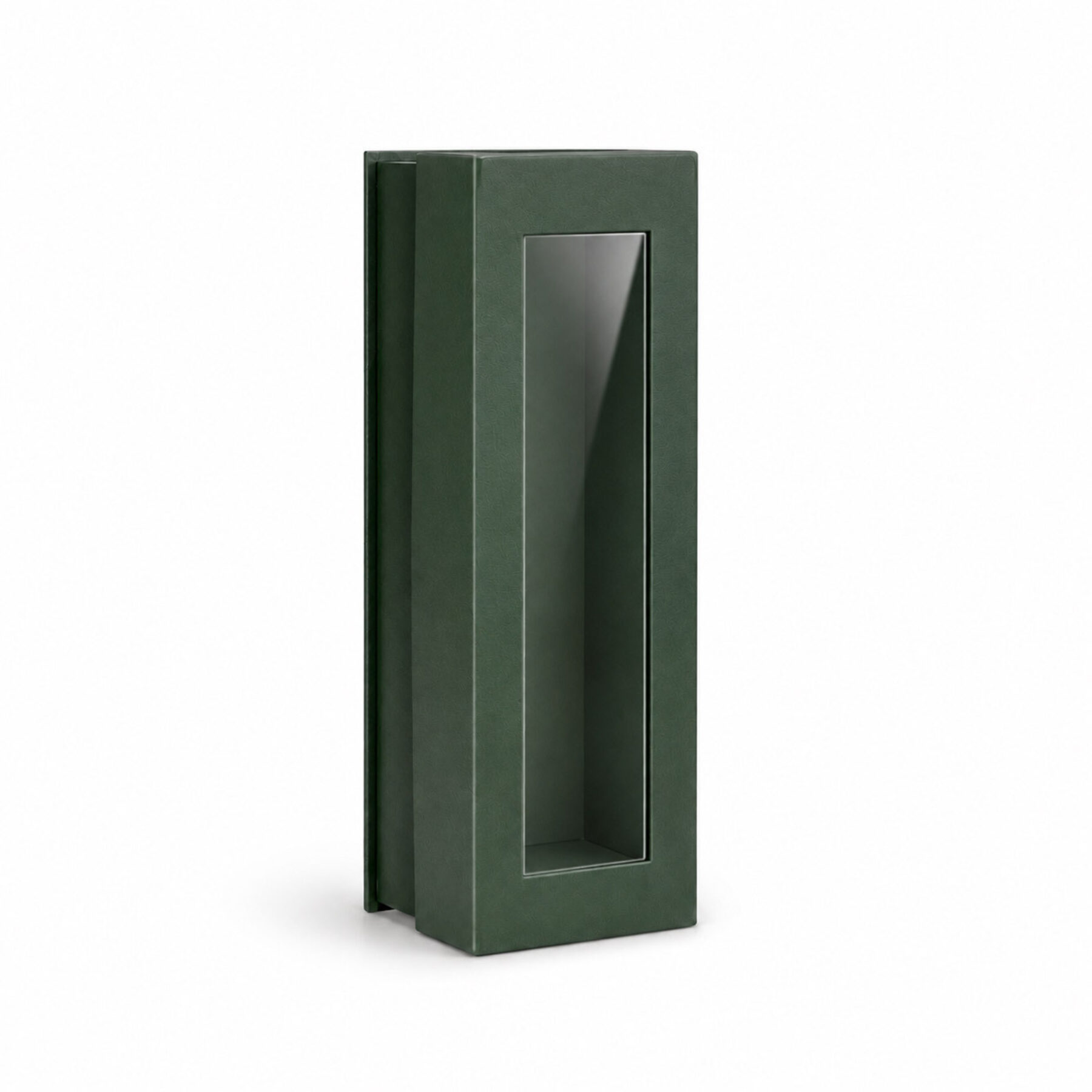 Card Wine Box with Window - Green