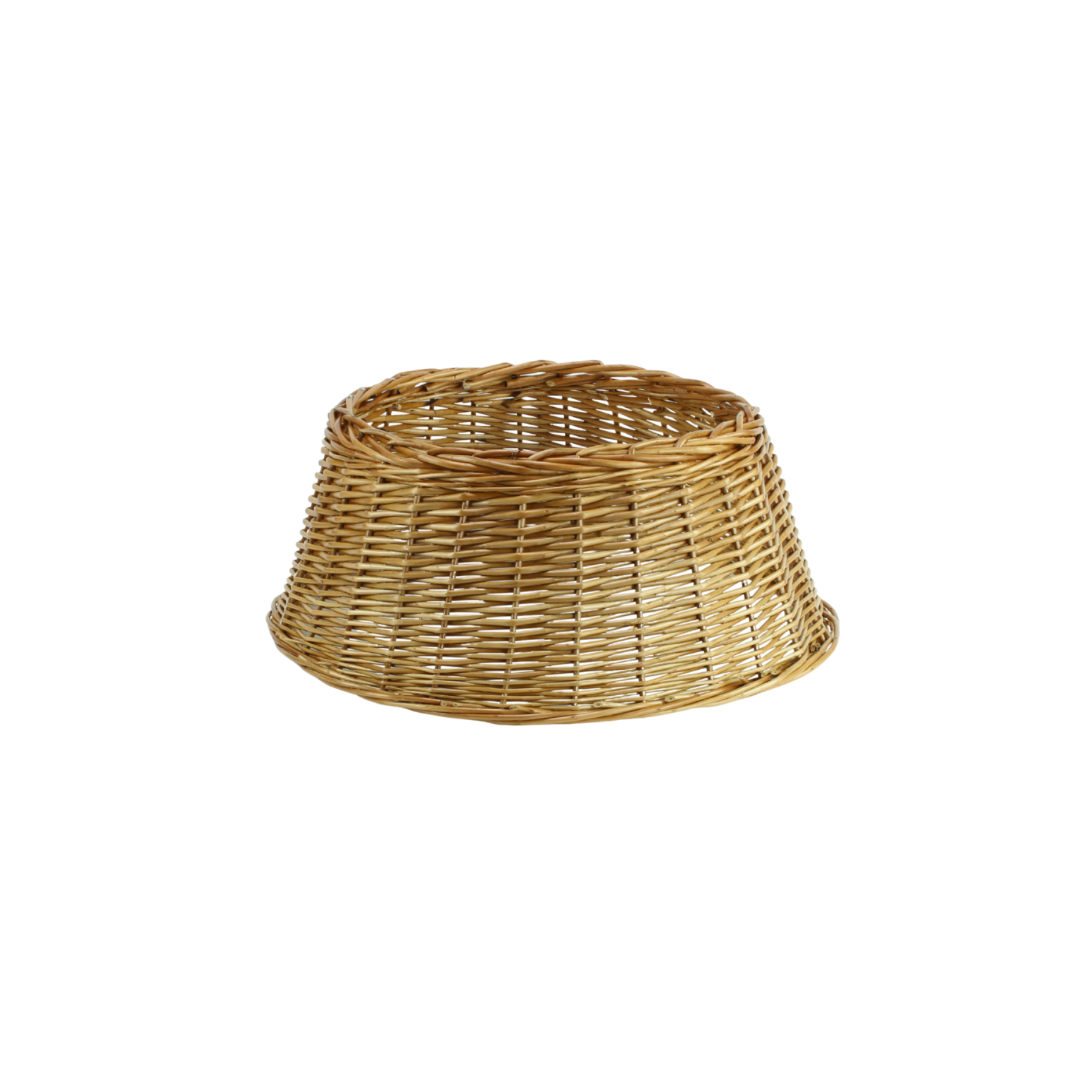 Small Wicker Christmas Tree Skirt