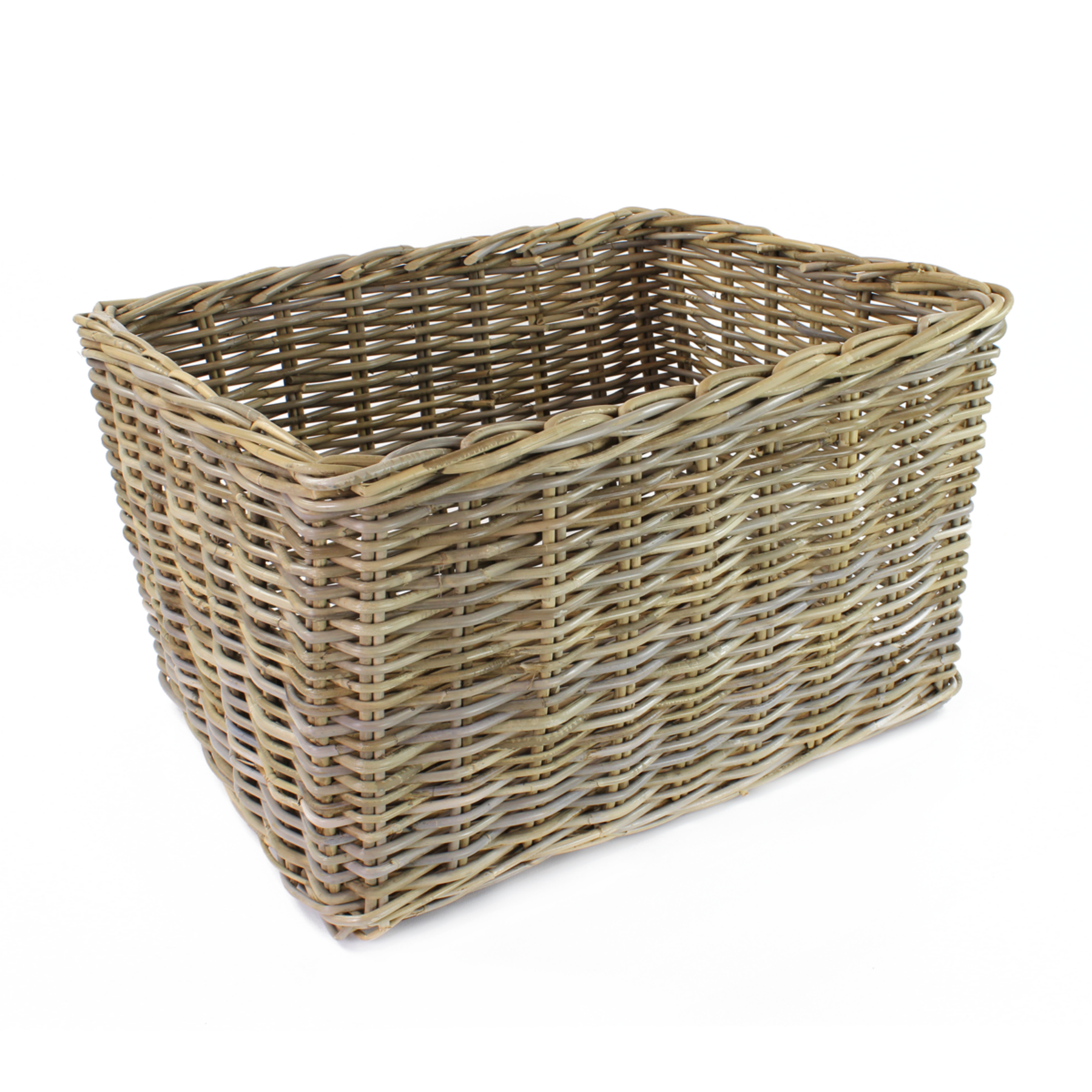 Large Kubu Rattan Rectangular Storage Basket