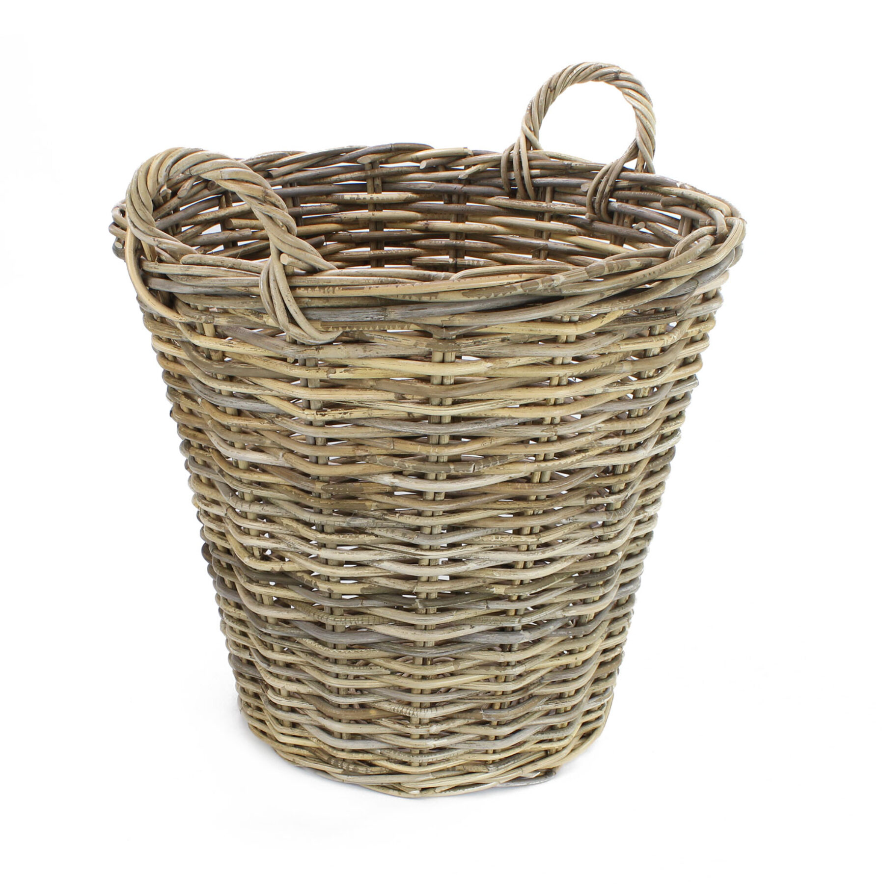 Round Tapered Kubu Rattan Storage Basket