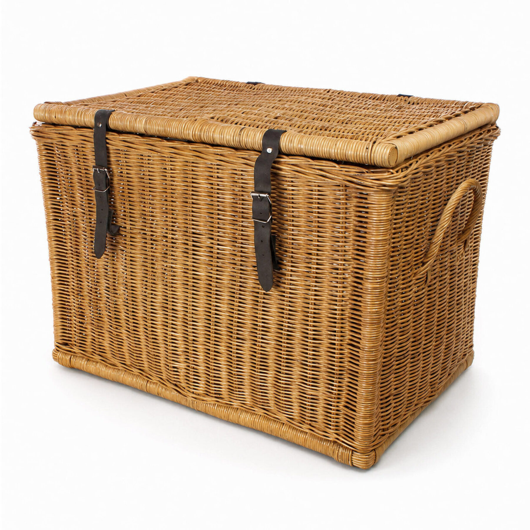 26 Inch Rattan Trunk Hamper
