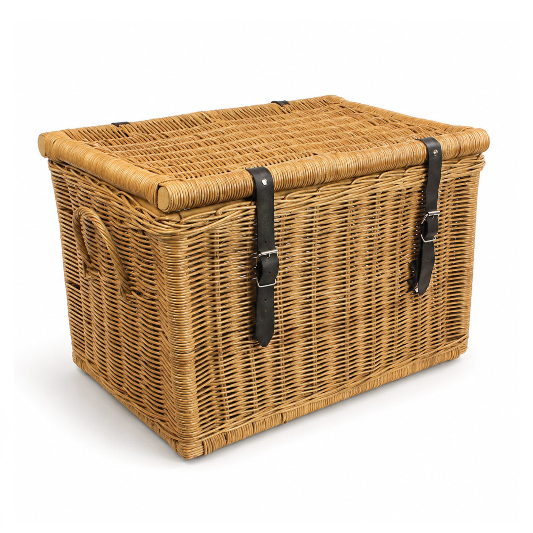 22 Inch Rattan Trunk Hamper