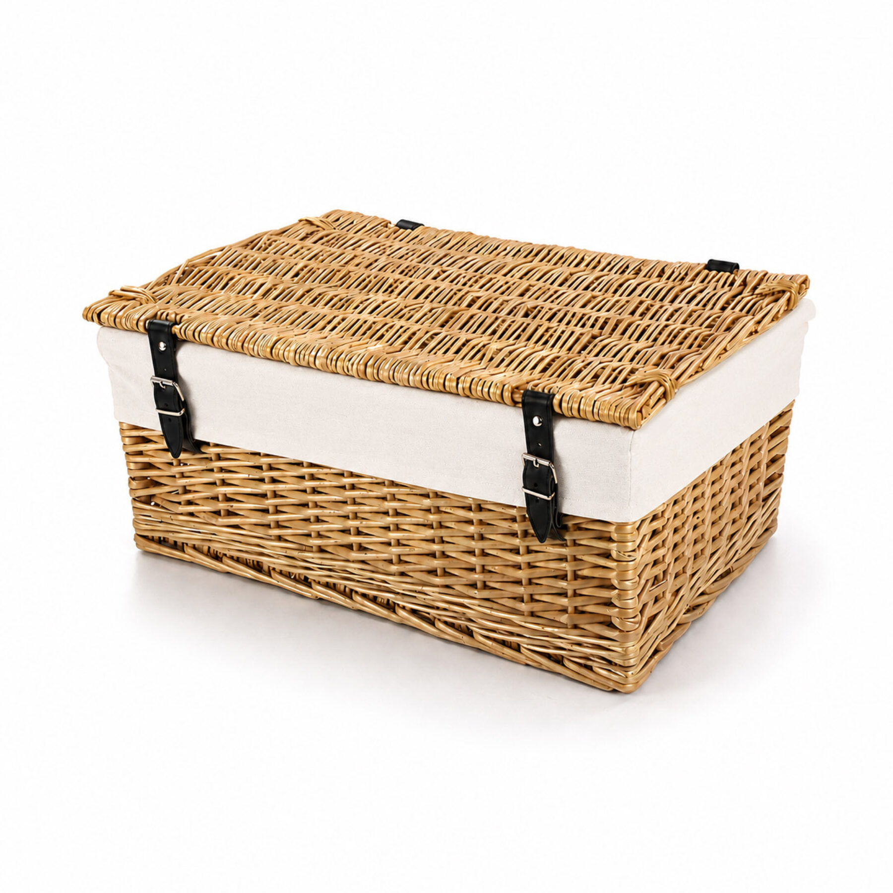 20 Inch Wicker Hamper Basket & Liner