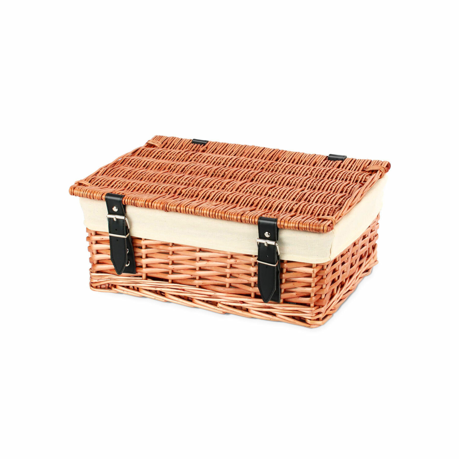 14 Inch Split Willow Hamper & Liner