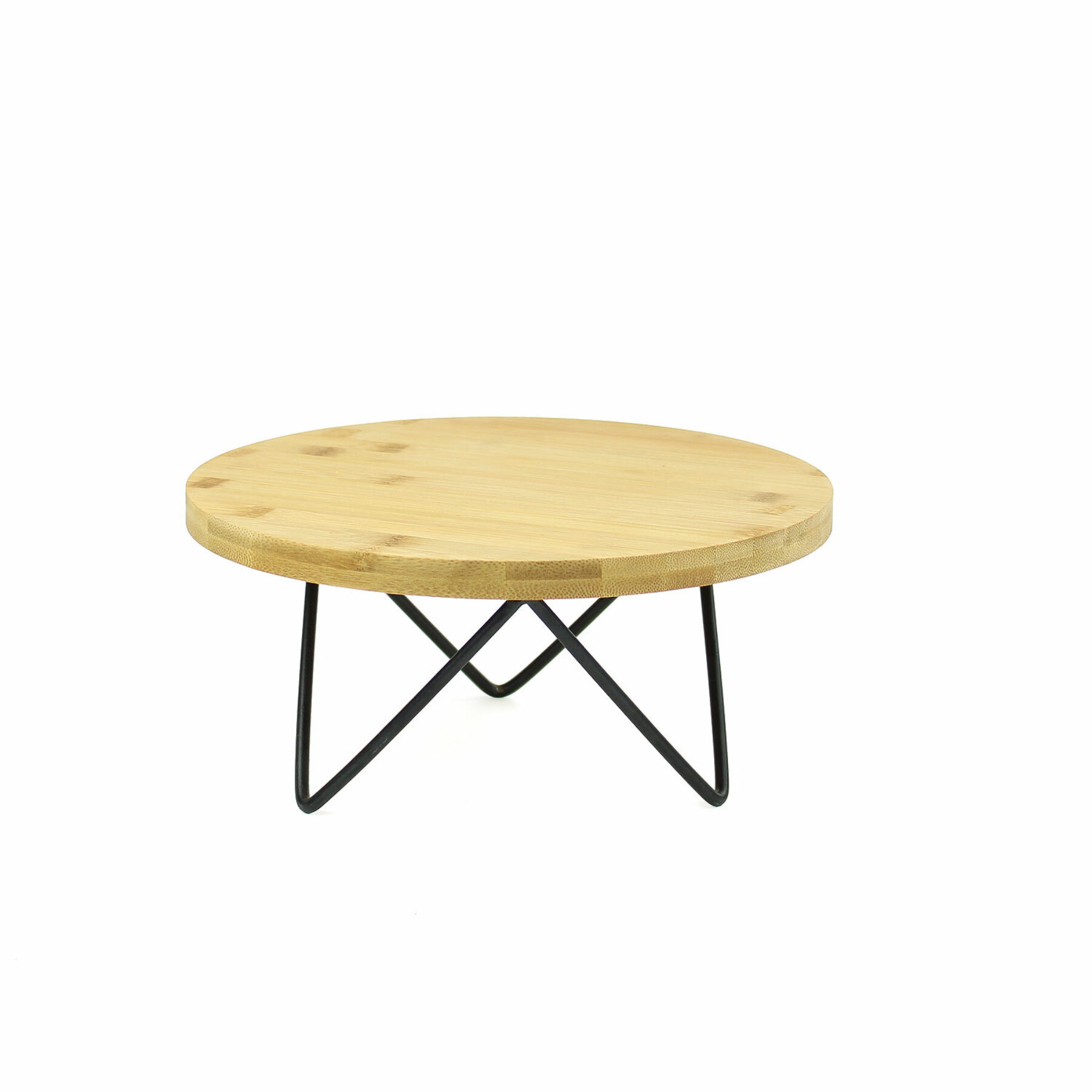 Metal Tripod Display Riser - Bamboo Board