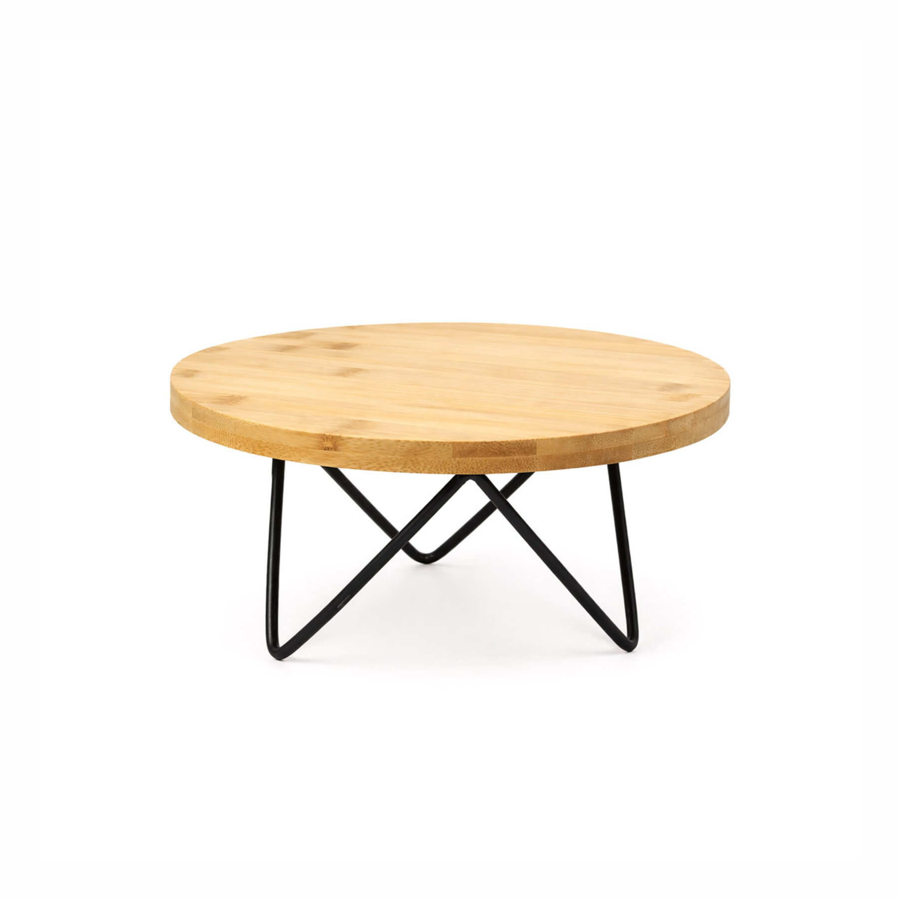 Metal Tripod Display Riser - Bamboo Board