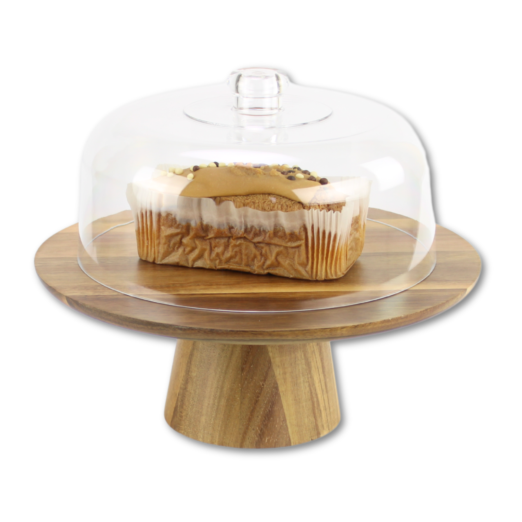 Acacia Cake Stand Lid Set Gadsby