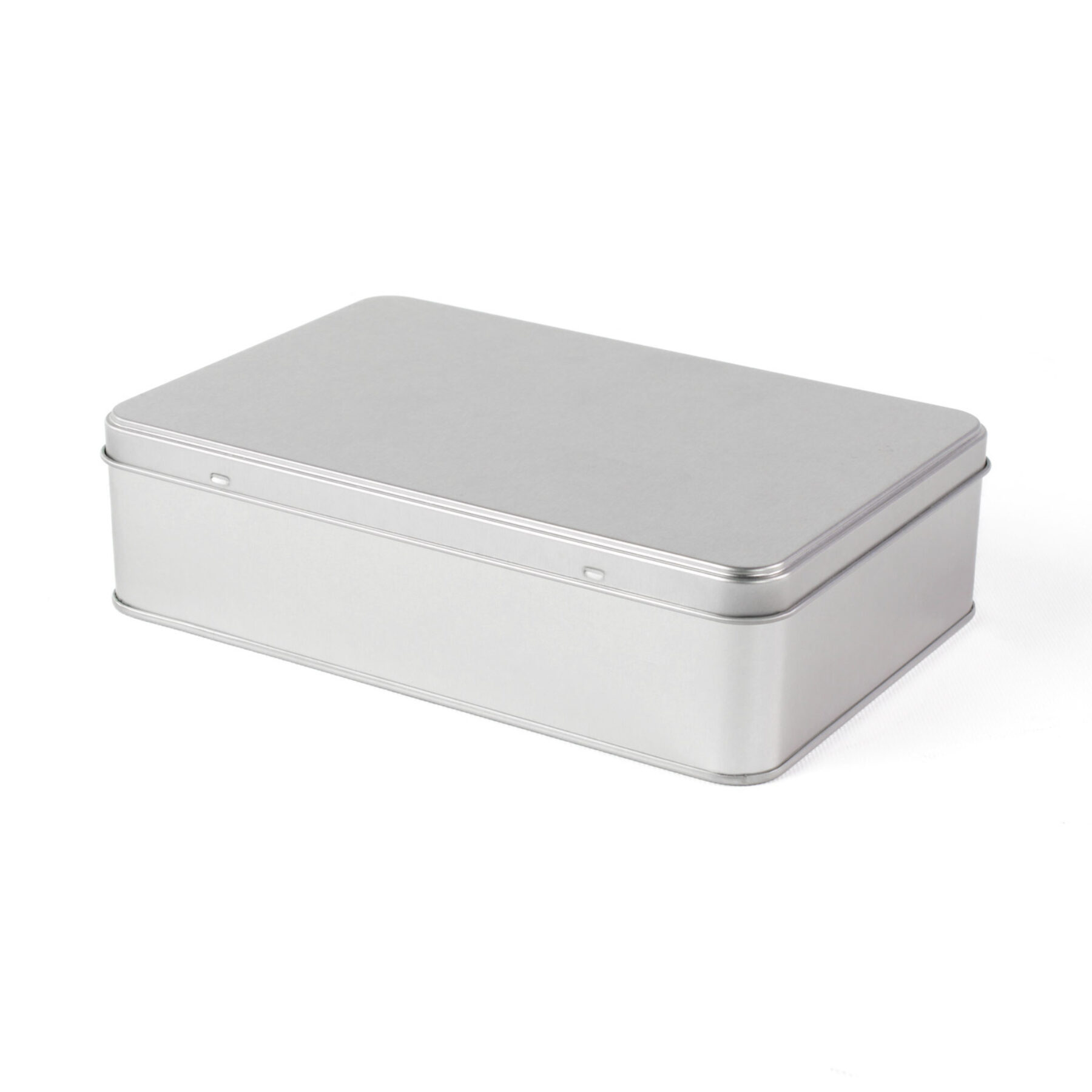 Medium Rectangular Metal Tin - Box 48