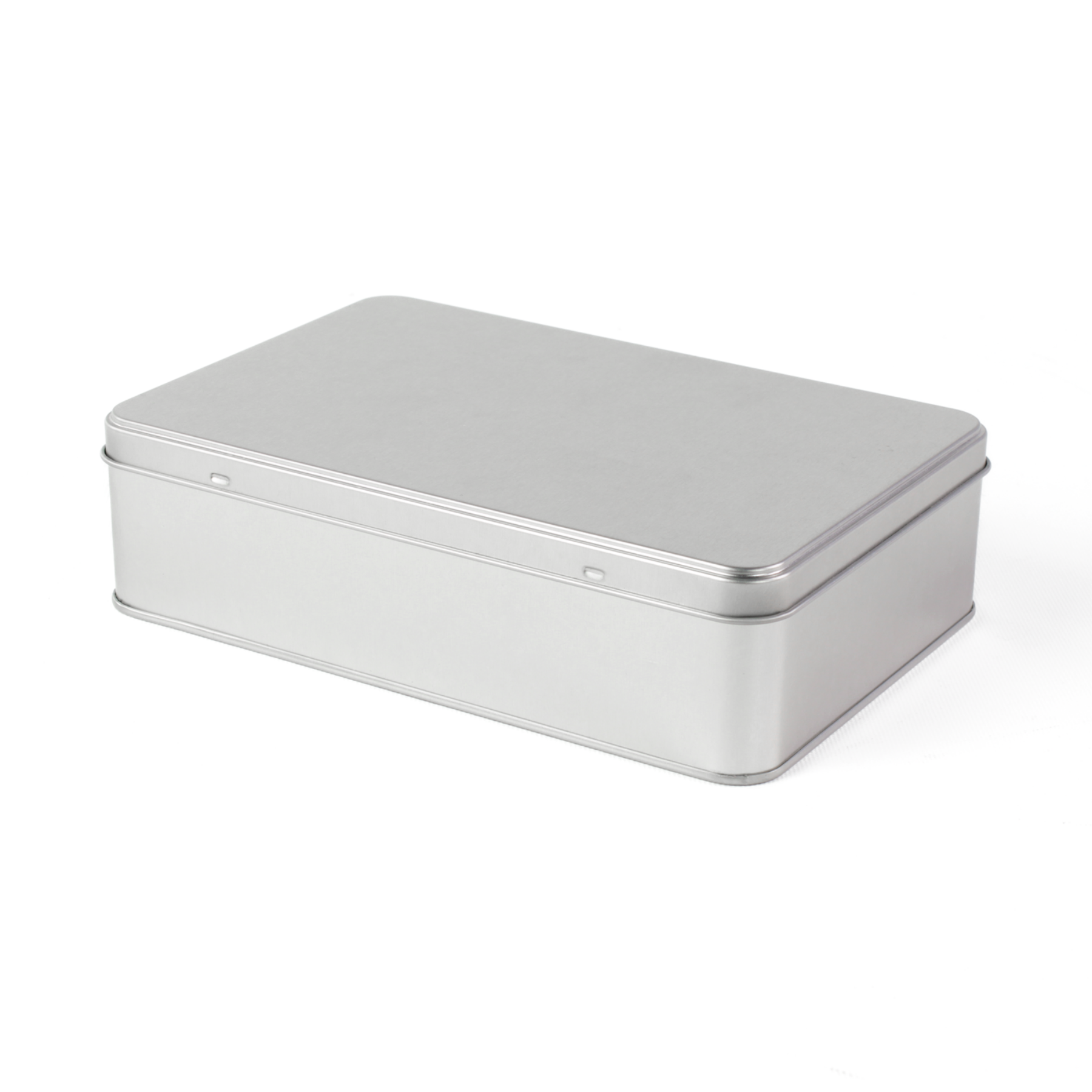 Medium Rectangular Metal Tin - Box 48