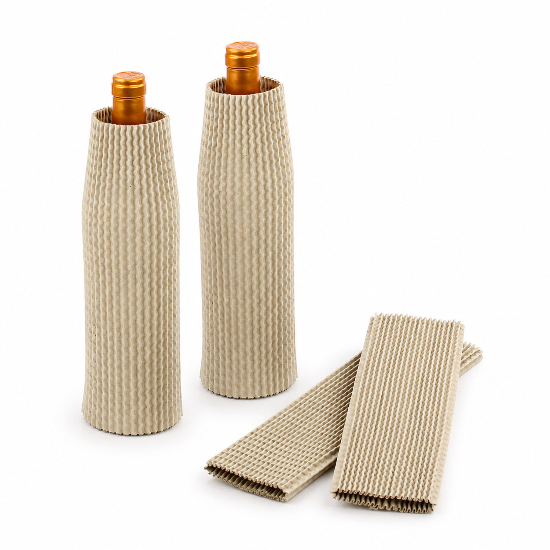 Corrugated Protective Bottle Sleeve (100pcs)
