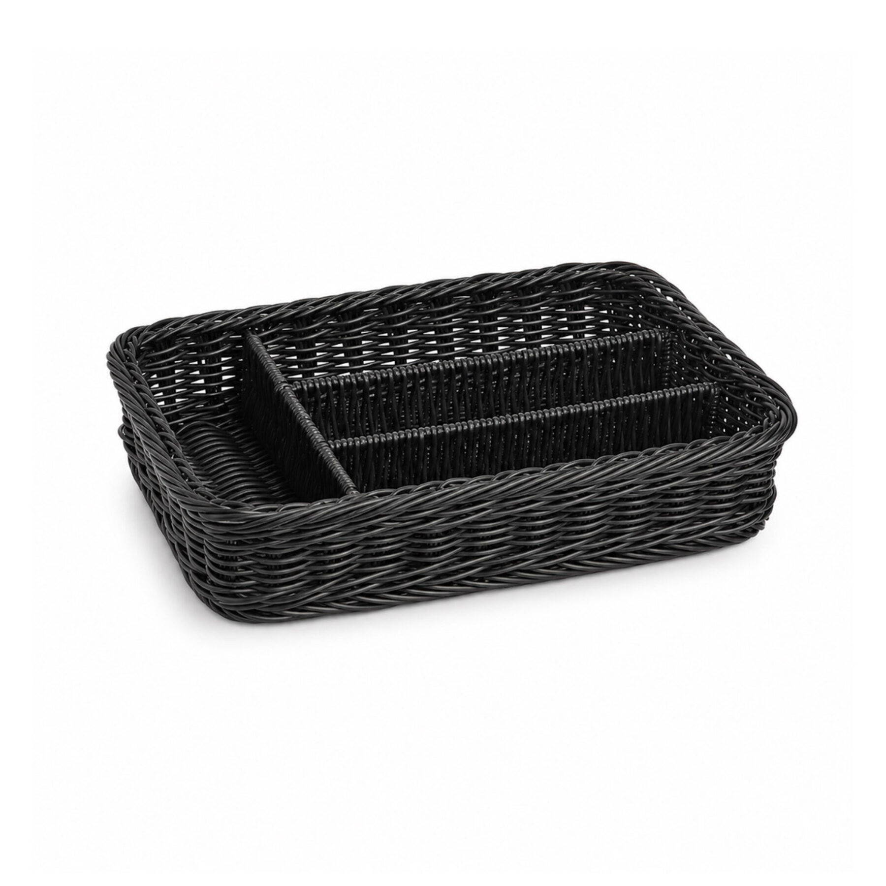 Polywicker Cutlery Tray - Black