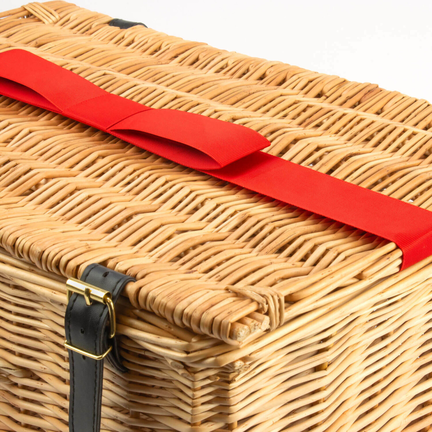 Pre-tied Red Bow for 14 Inch Hamper (6pcs)