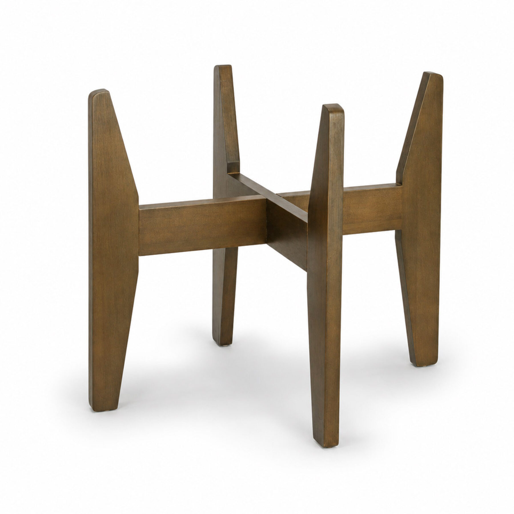 Wooden Shopping Basket Stand