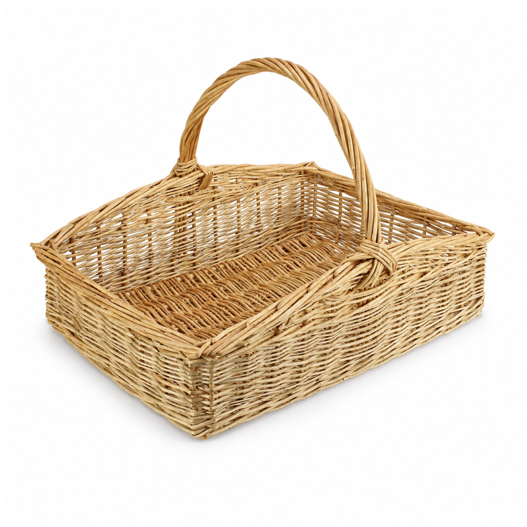 English Wicker Bread Basket