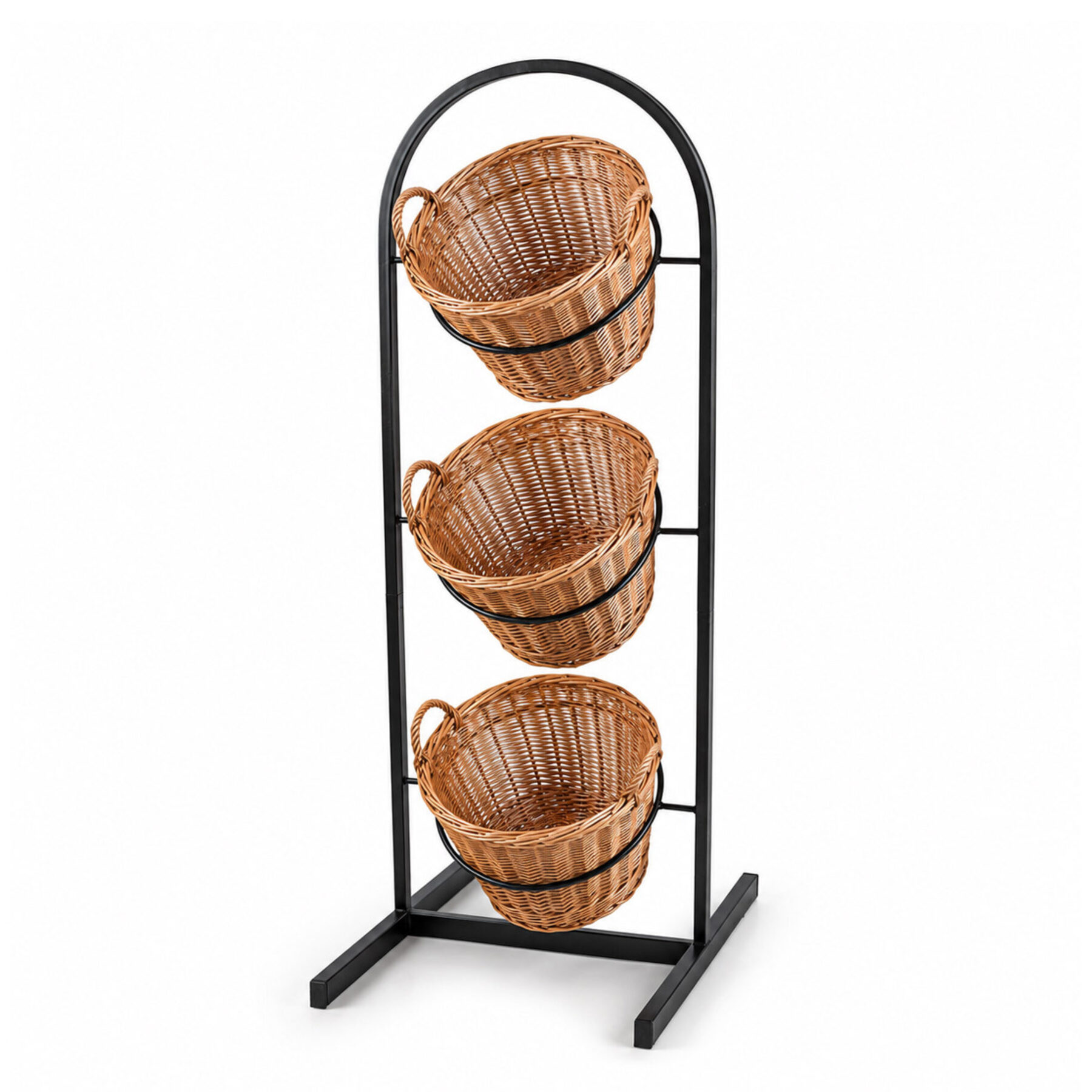 3 Tier Wire Display Stand with Baskets