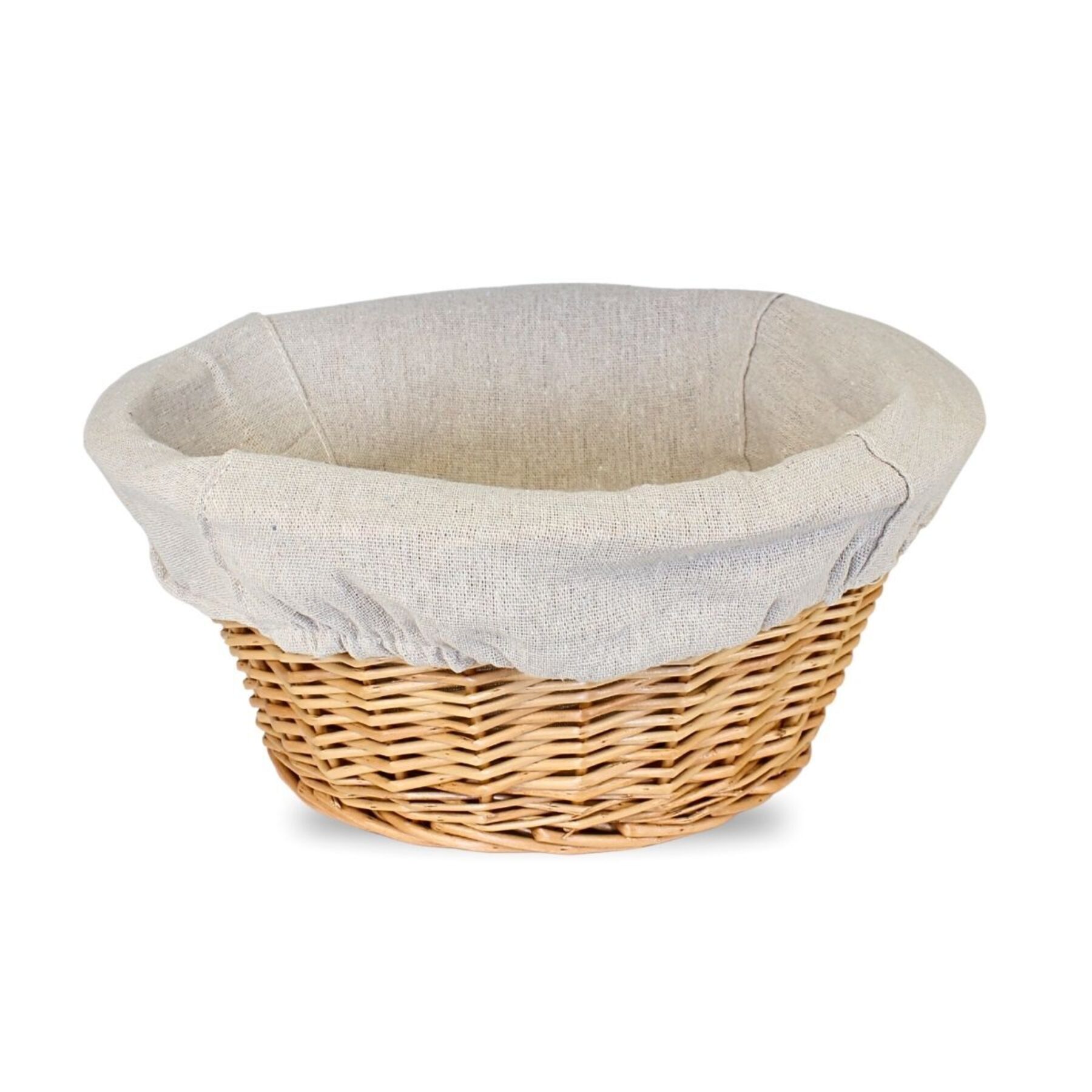 Round Lined Proving Basket - 1.5KG