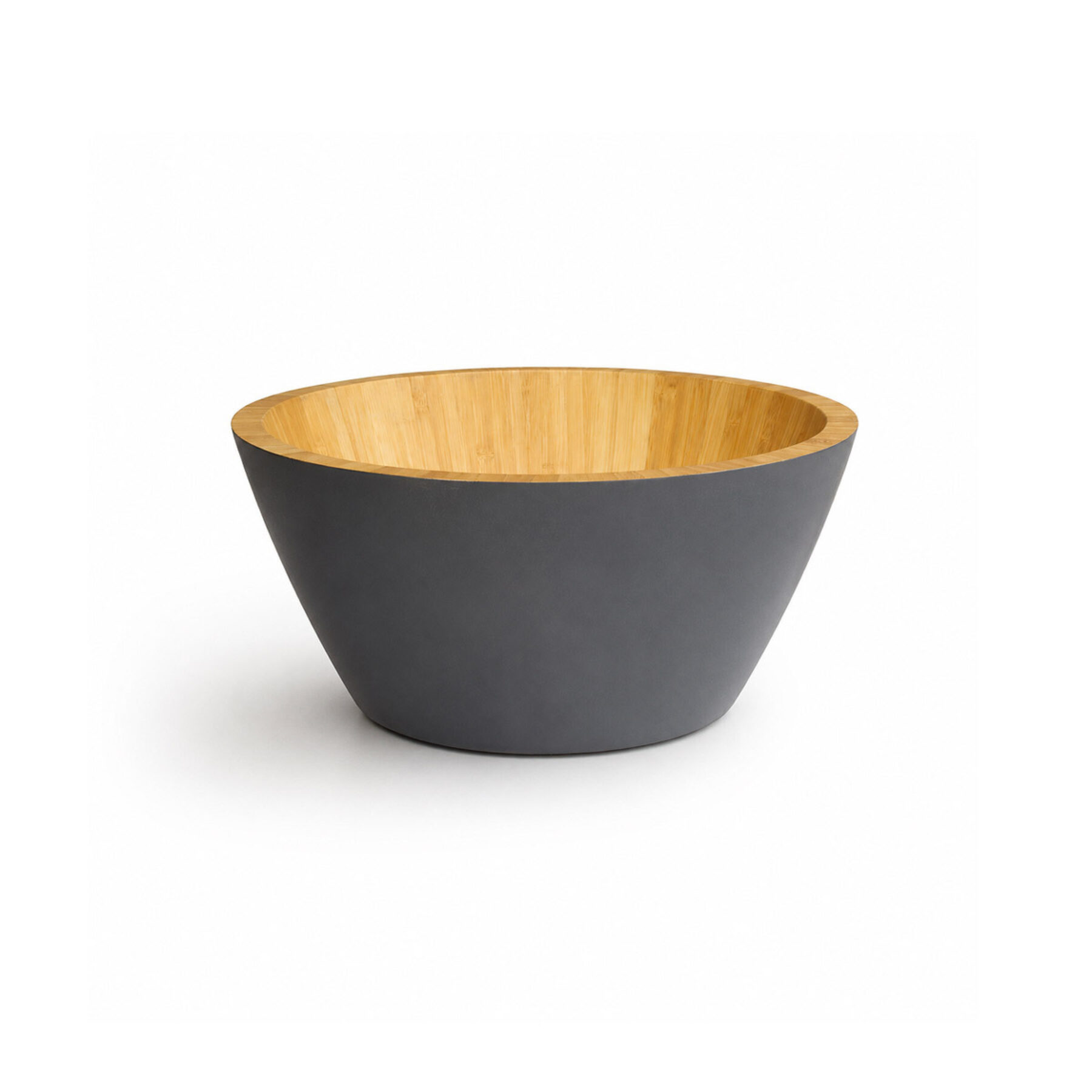 Small Grey Bamboo Bowl