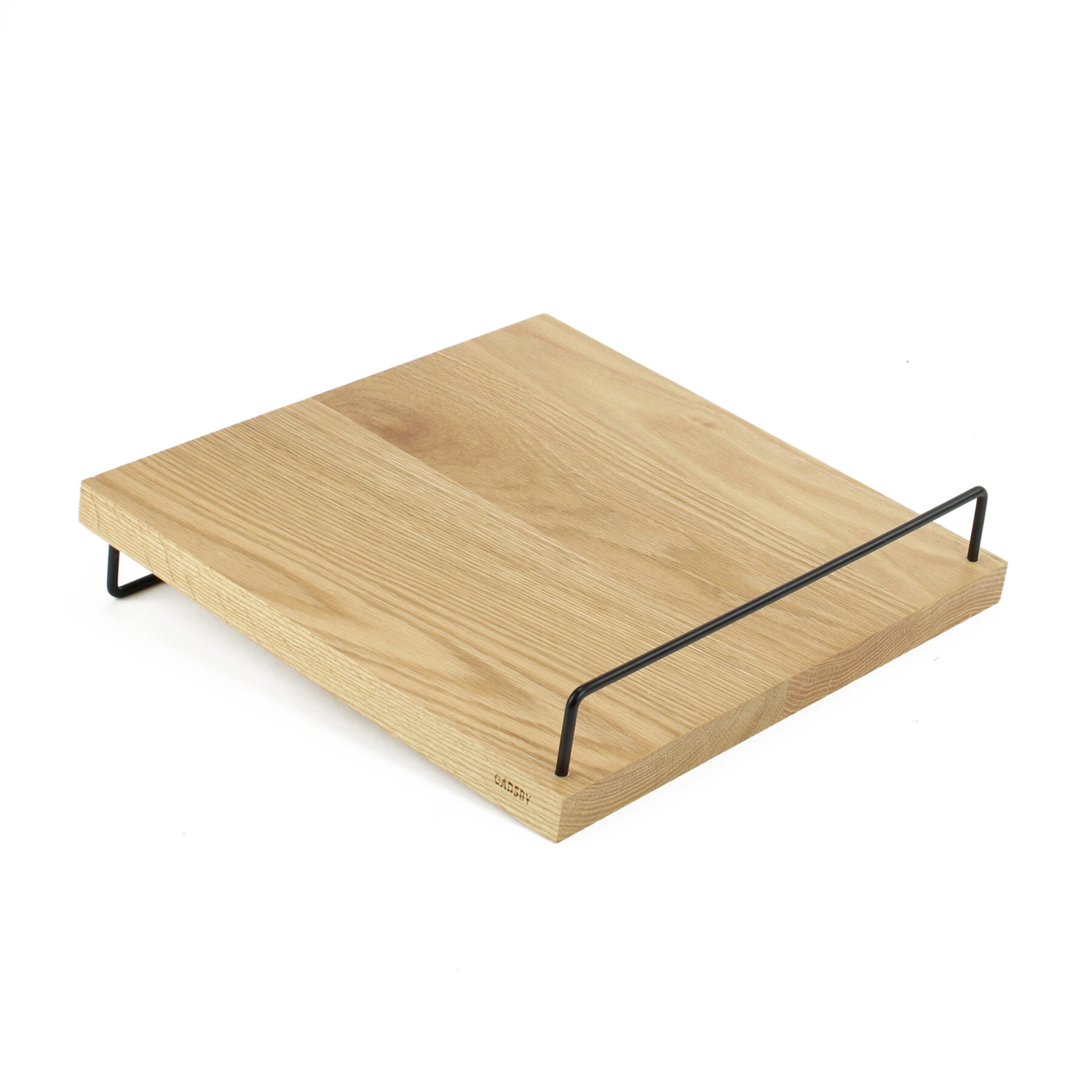 Square Oak Angled Display Riser | Gadsby