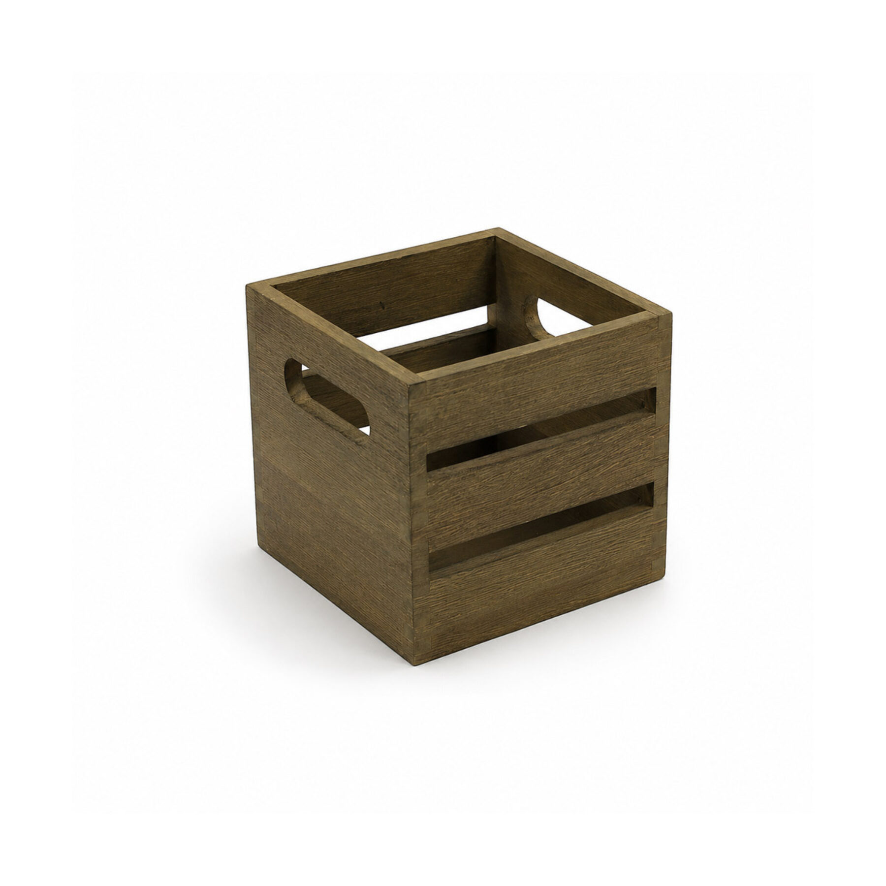 Small Wooden Crate - Dark