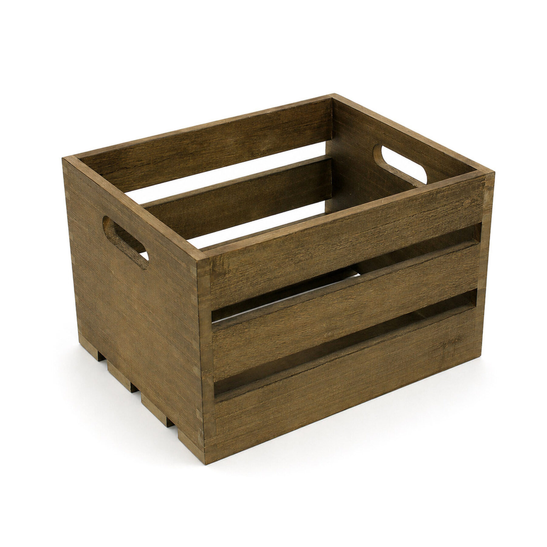 Large Wooden Crate - Dark