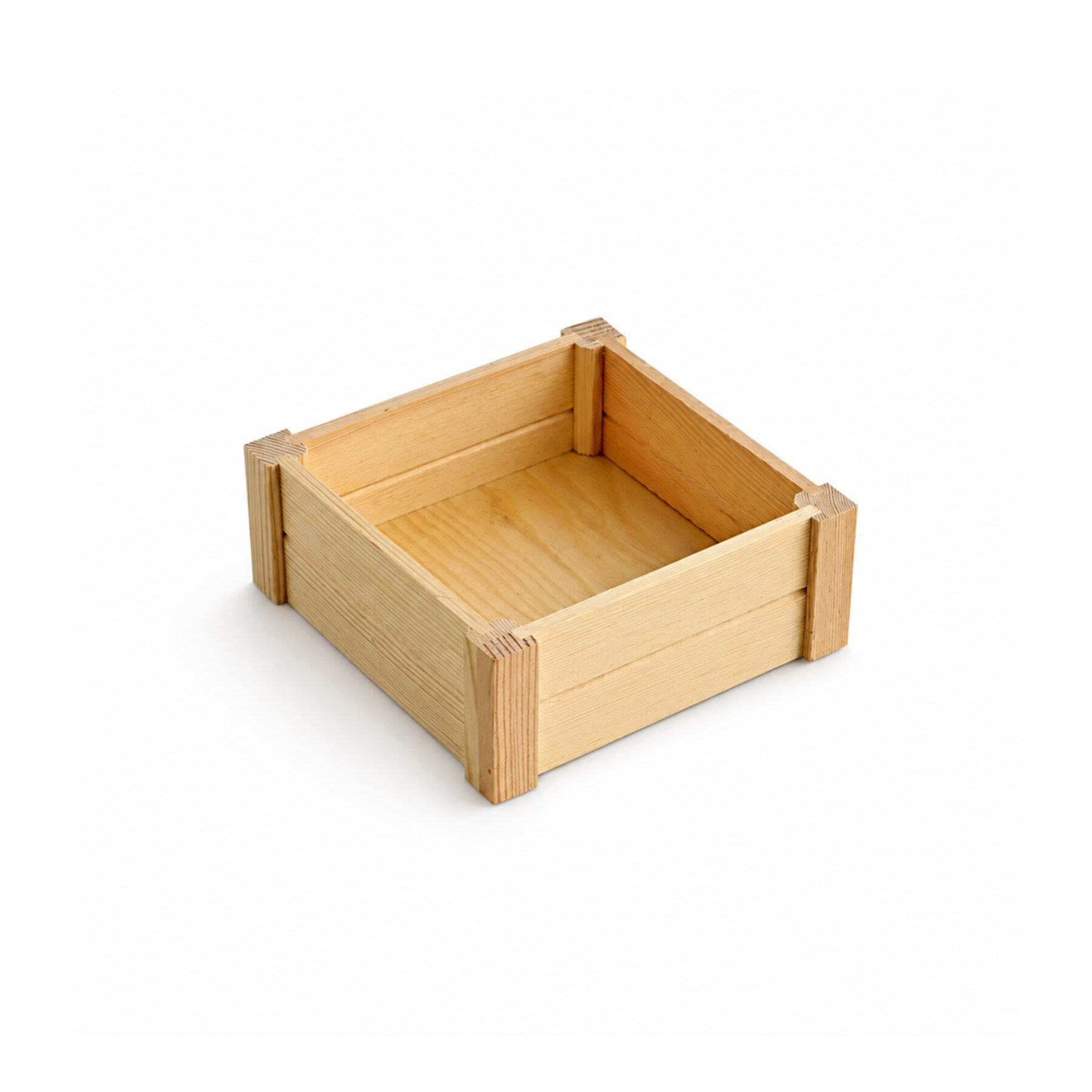 Square Wooden Crate