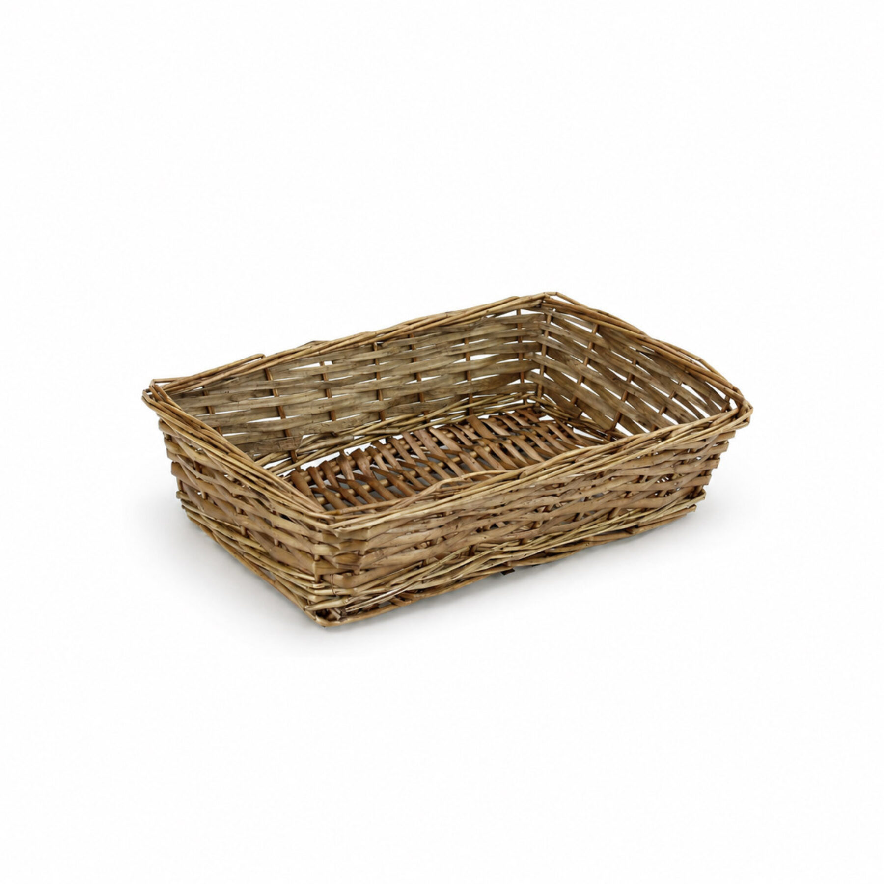 Small Light Wicker Tray - Split Willow