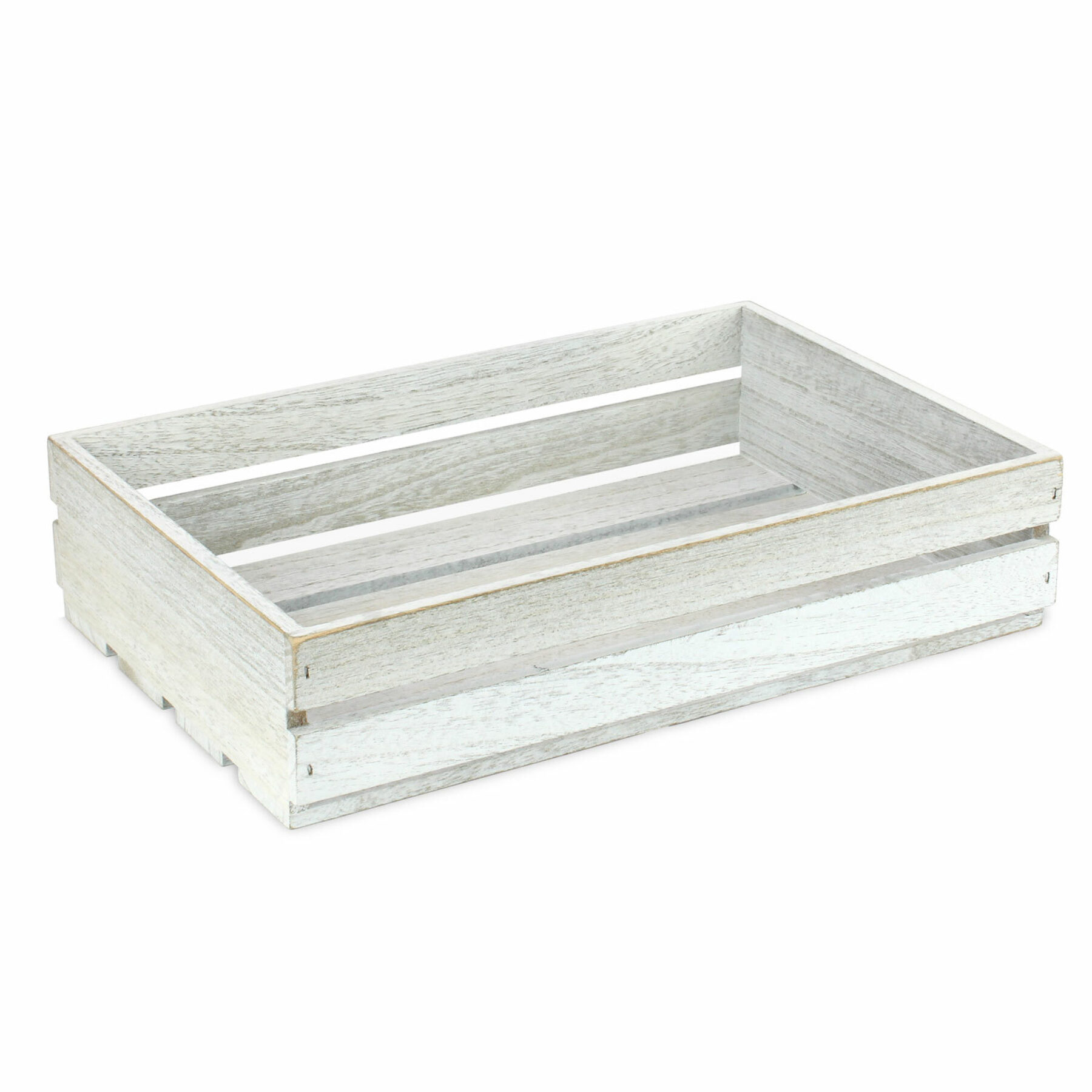 Large White Wooden Crate