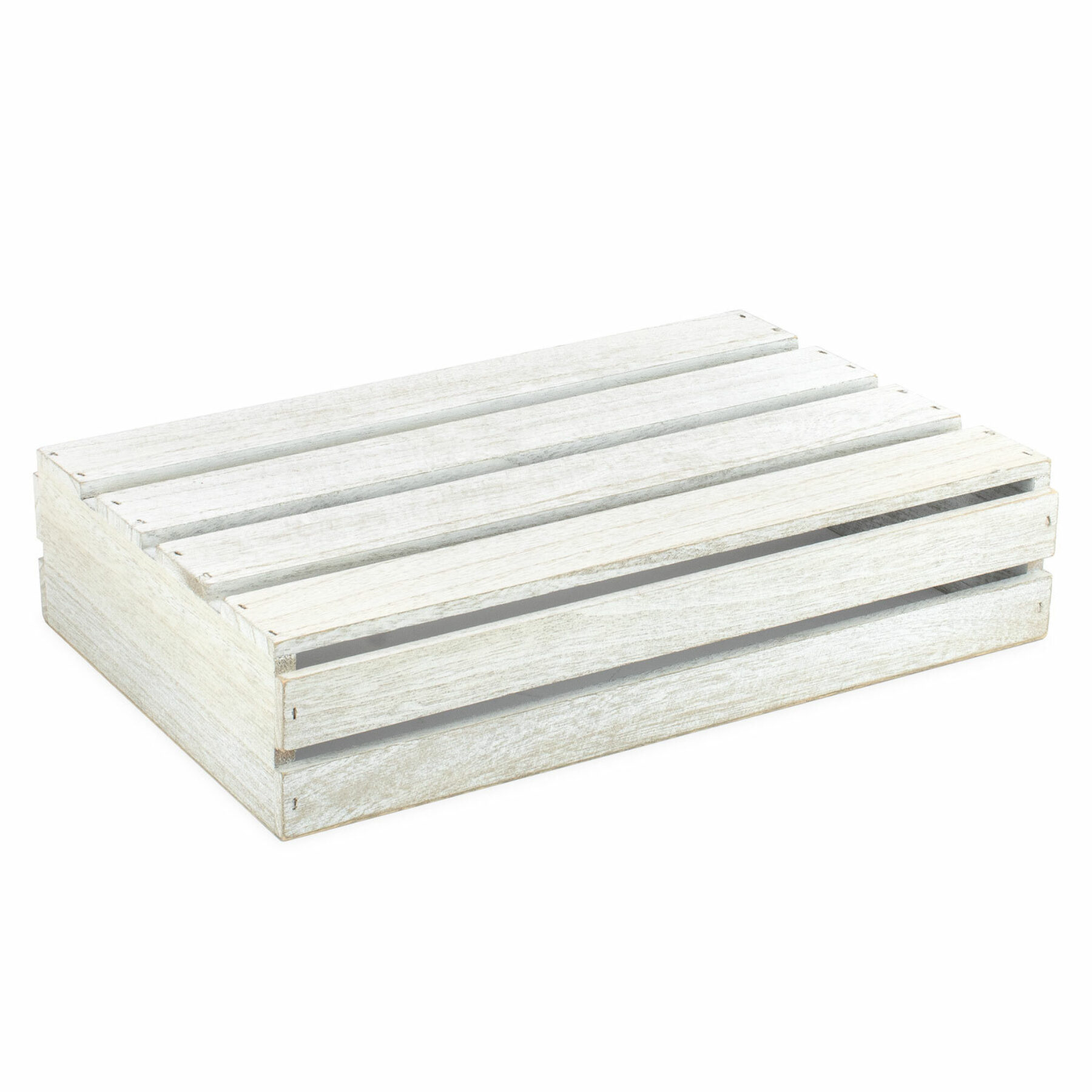 Large White Wooden Crate