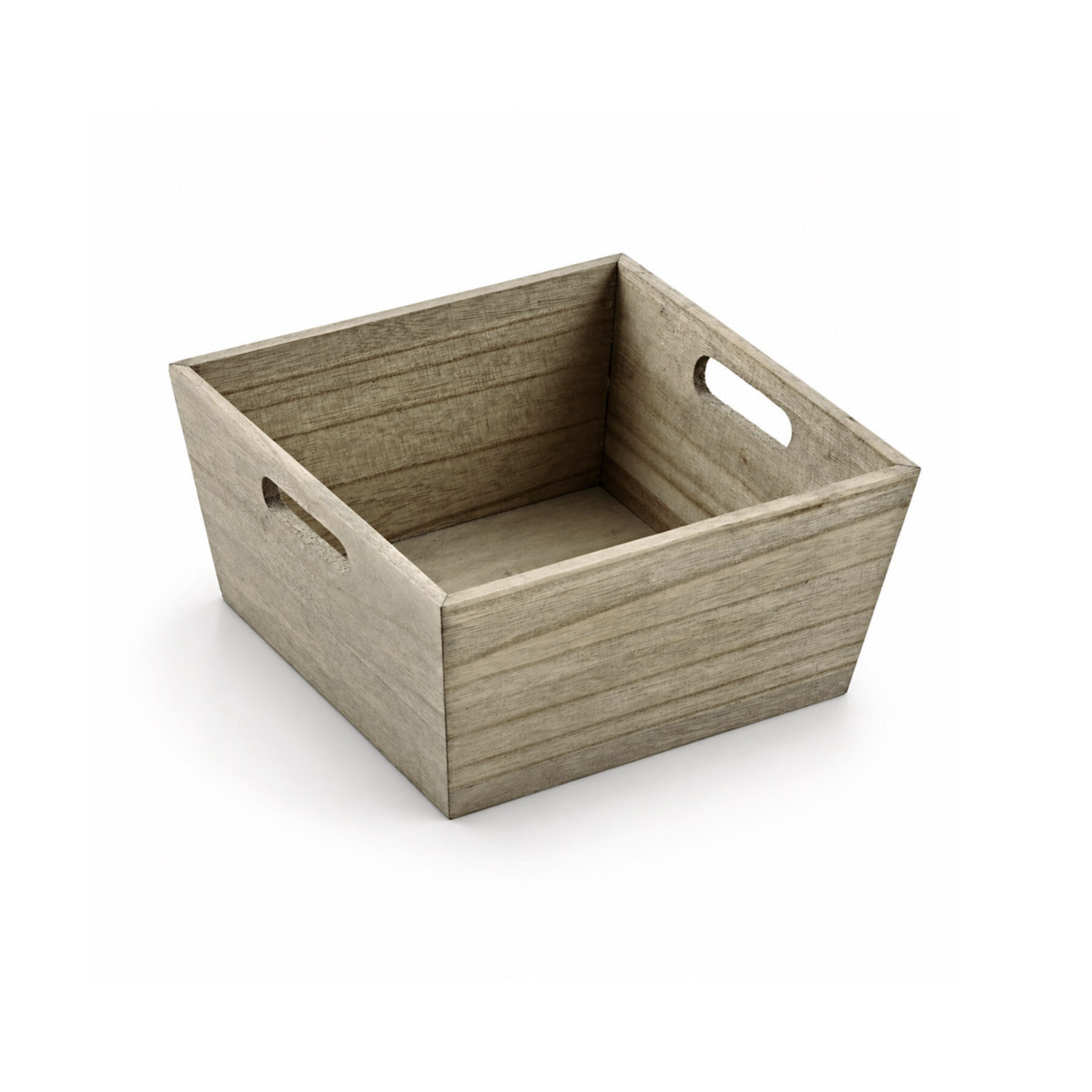 Deep Square Wooden Tray