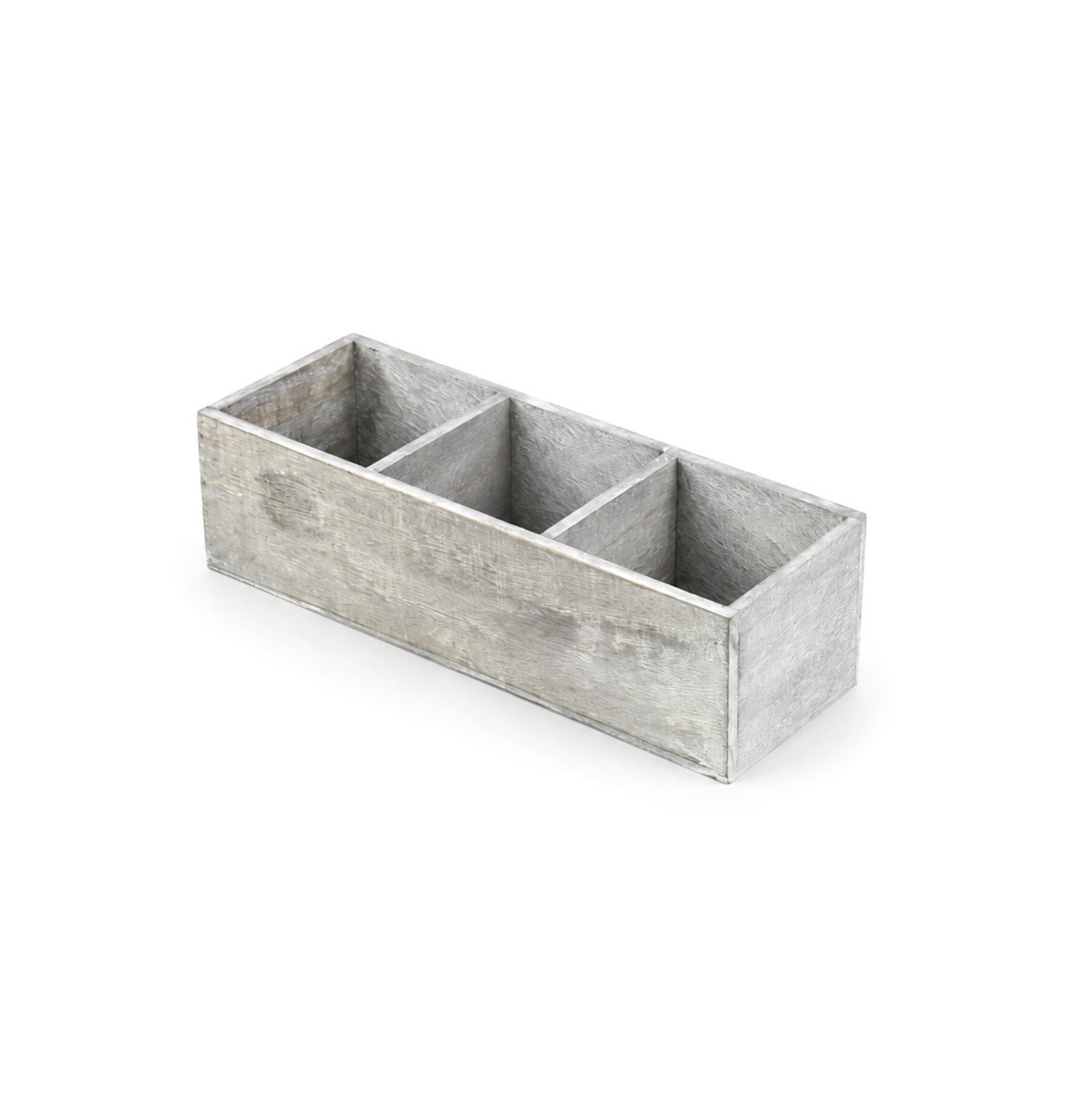Wooden Storage Box with Dividers