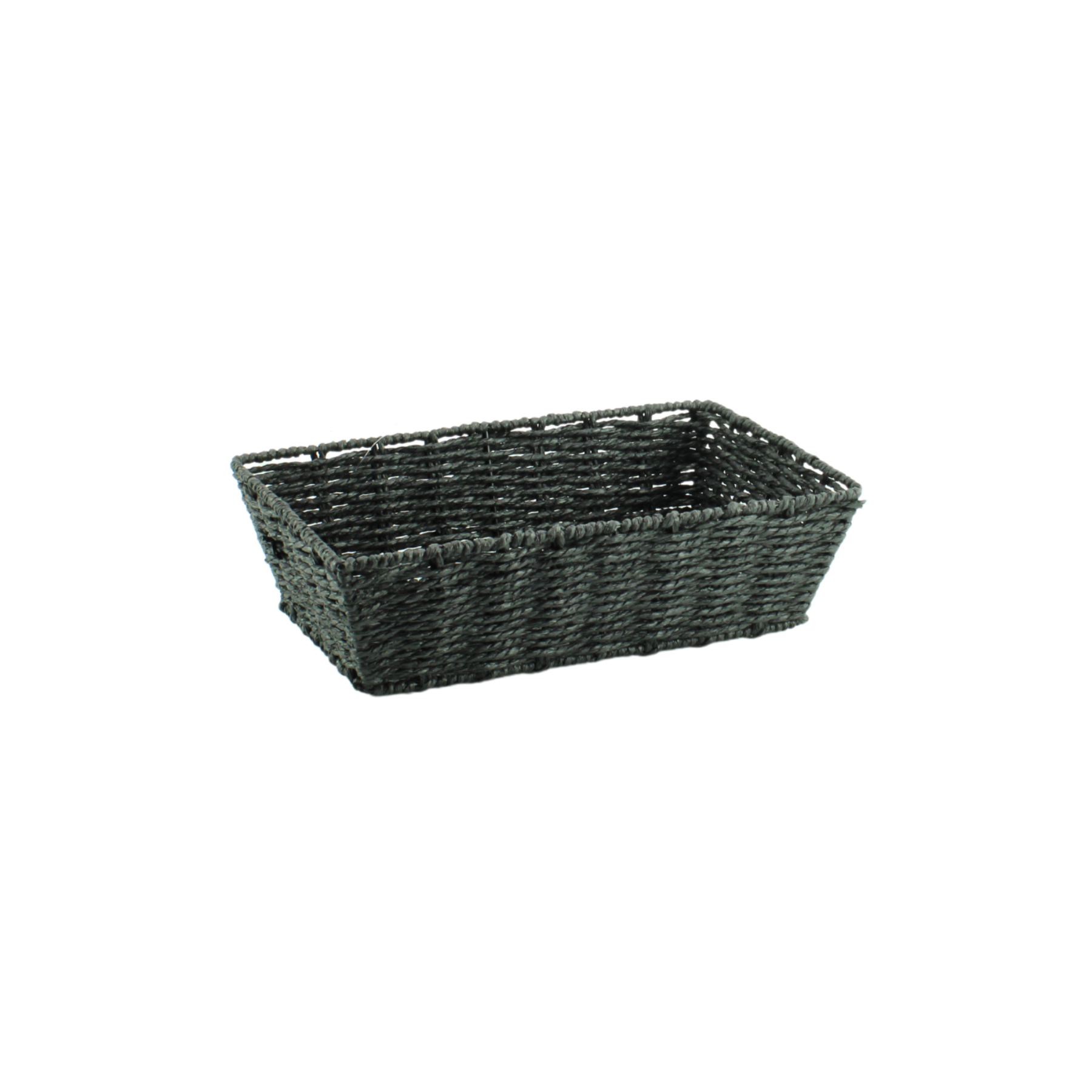 Small Black Paper Rope Tray
