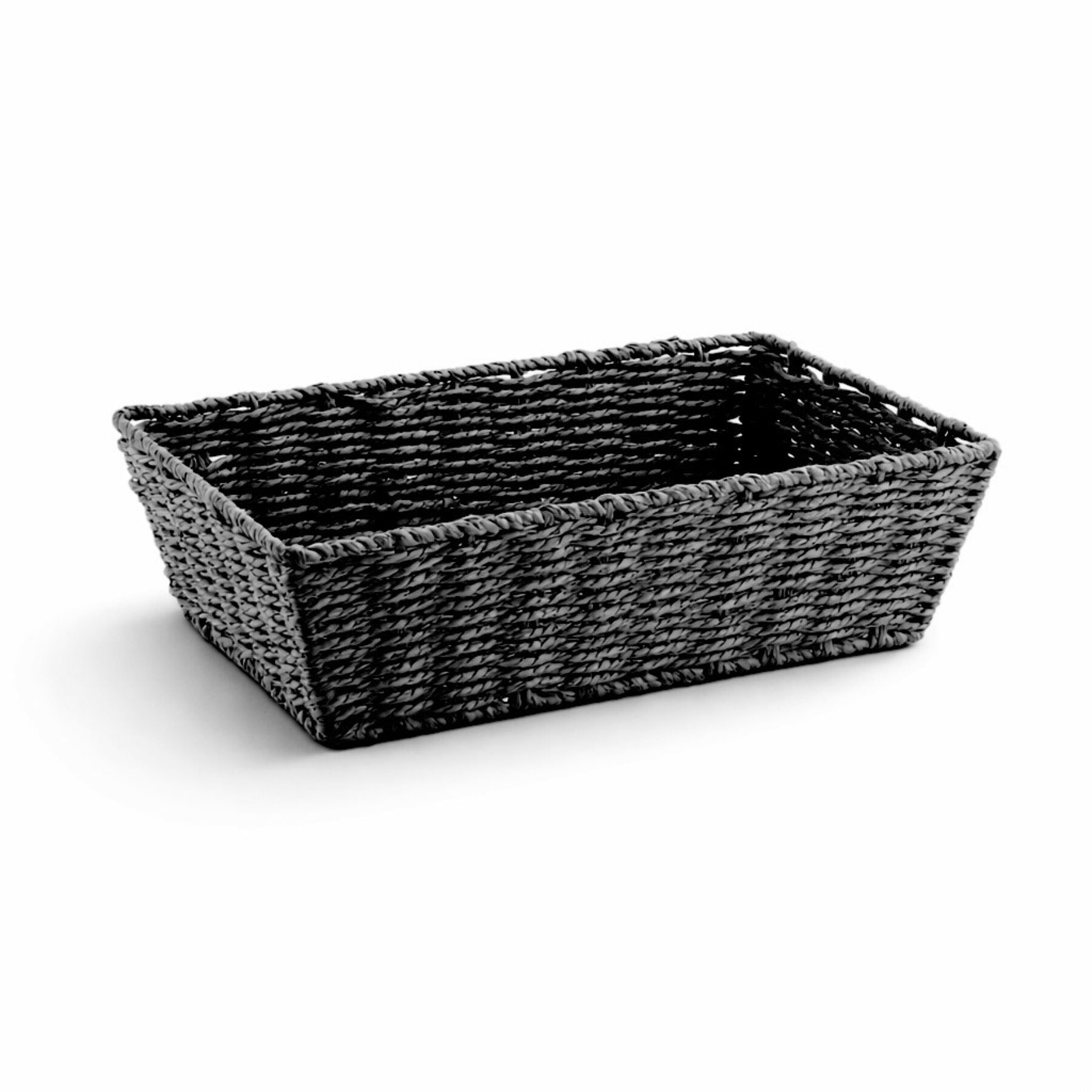 Medium Black Paper Rope Tray