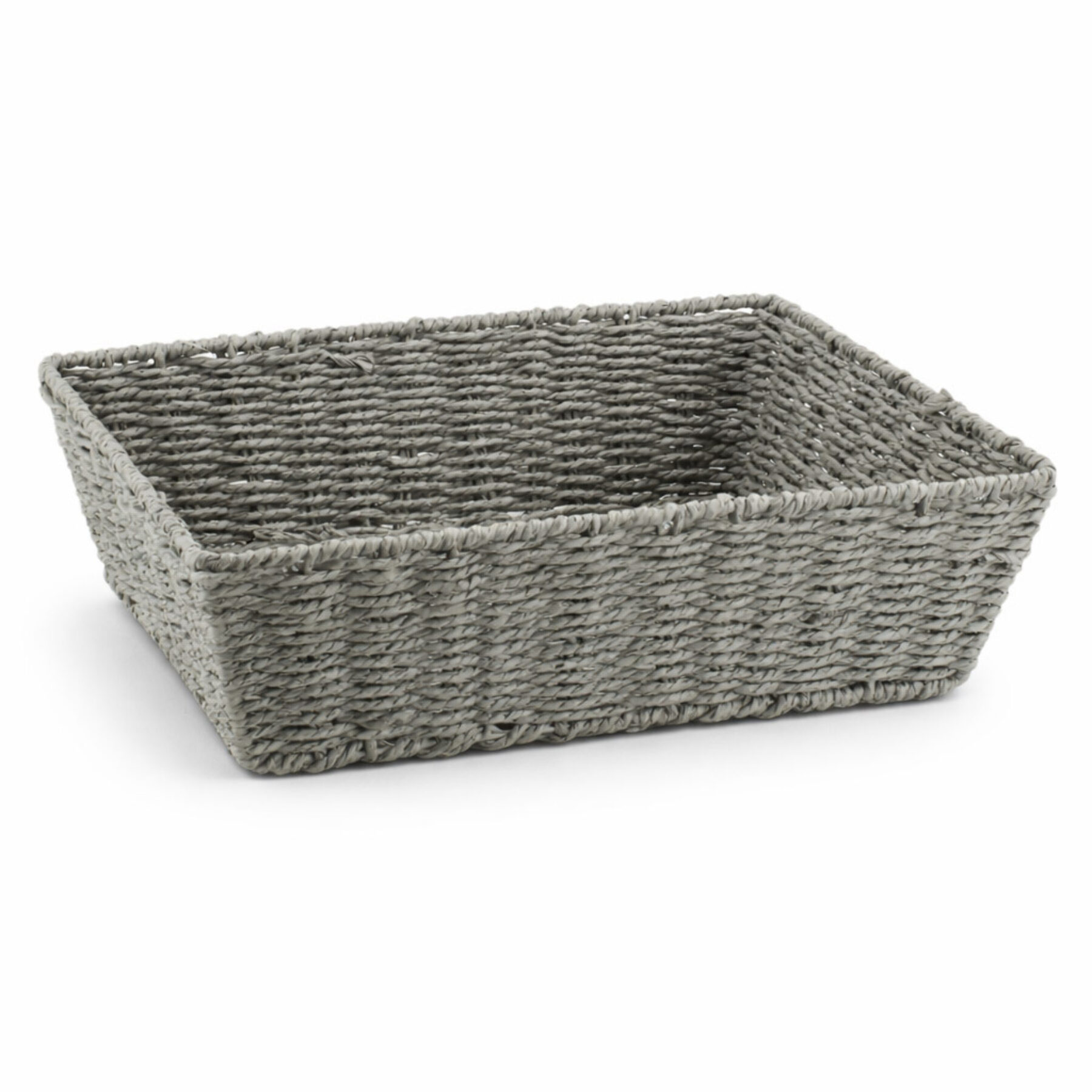 Large Grey Paper Rope Tray