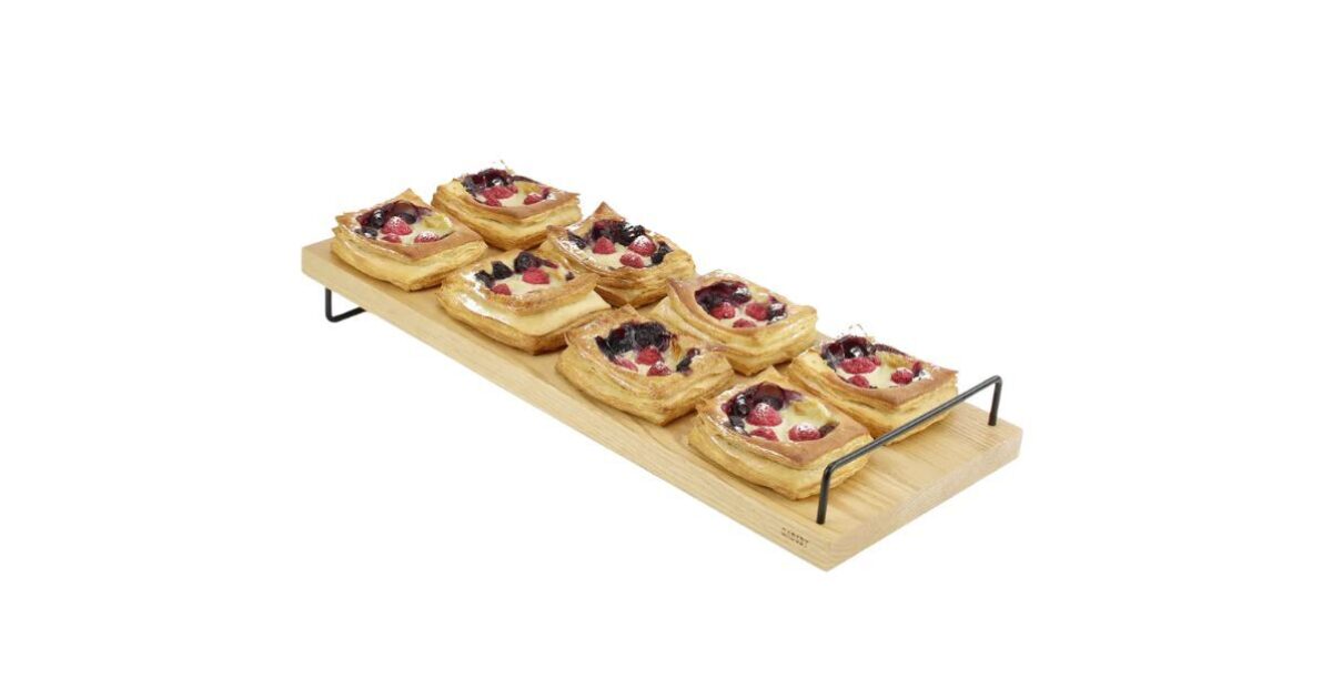 Long Oak Angled Display Riser | Gadsby