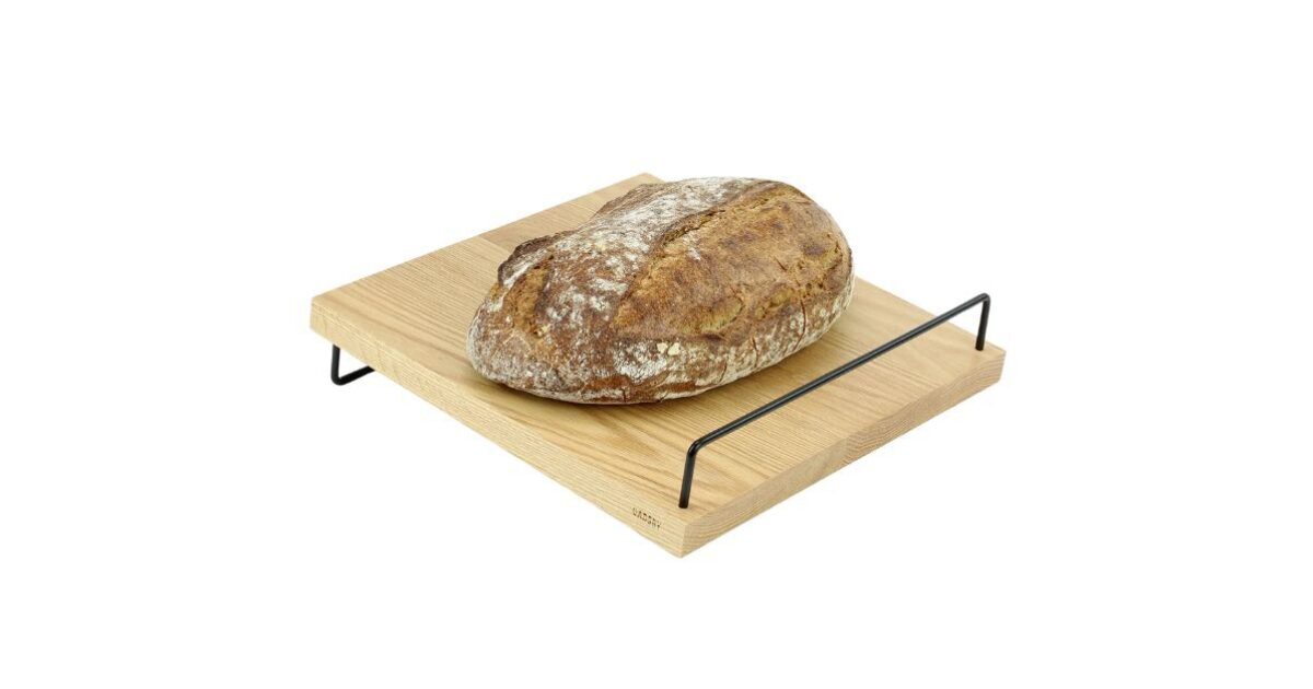 Square Oak Angled Display Riser | Gadsby